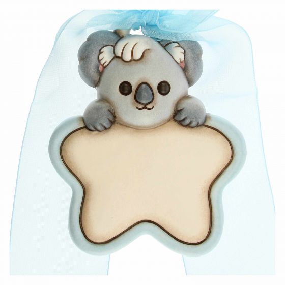 Coccarda Nascita Lui THUN - A Forma Di Cuore, Personalizzabile, In Ceramica - Foto 5