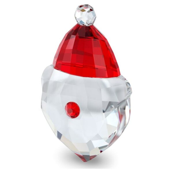Magnete Natalizio Artigianale Con Babbo Natale E Renna - Decorazione In Tela 5x8 Cm