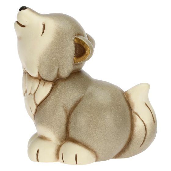 THUN - Addobbi Natalizi, Teddy Schiaccianoce in Ceramica Decorata a