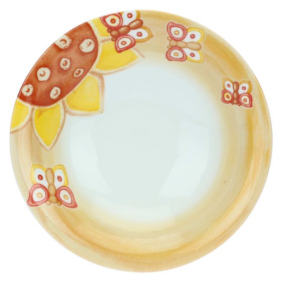 Set 6 Tazze Da Caffè Eleganti Tognana CV085015620 Set 6 Tazzine Caffe Con Piattino Biancospino Porcellana New Bone China