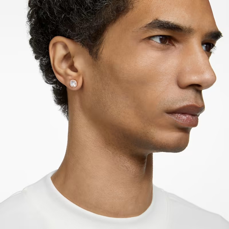 Orecchini a lobo Constella oro rosa - immagine 4