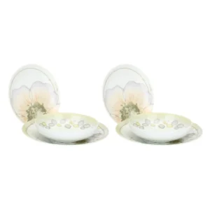 Set 2 posti tavola in porcellana Bloom