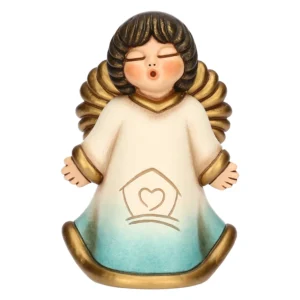 Angelo della famiglia in ceramica, piccolo