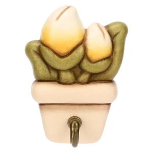 Portastrofinacci 1 gancio vasetto di fiori Country Bloom