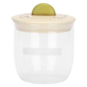 Barattolo in vetro con coperchio, grande, quadrifoglio