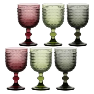 Set 6 calici con pallini