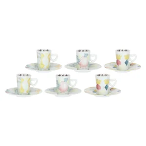 Set da 6 tazzine espresso in porcellana Incanto di Primavera