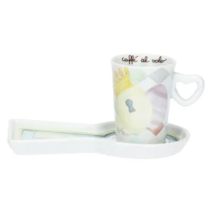 Tazzina espresso con vassoietto Incanto di Pasqua