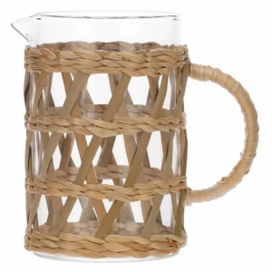 Caraffa in vetro e rattan Incanto di Pasqua