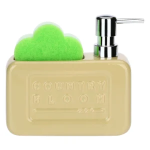 Set dispenser e porta spugna Country Bloom