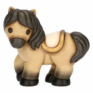 Cavallo Isabella in ceramica, medio