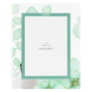Cornice in vetro 20X25 cm verde
